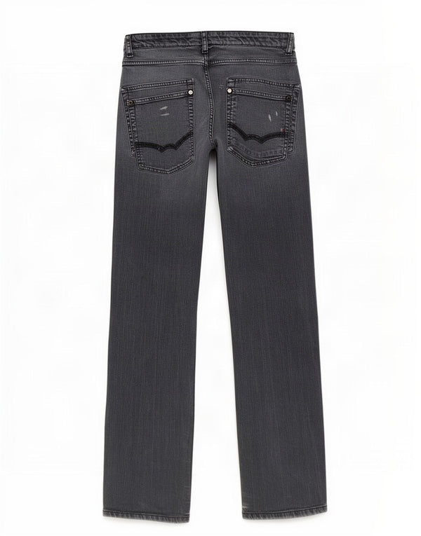 Tommy Hilfiger Ragazzi Jeans dritti 15-16 anni W30 L30 Cotone grigio