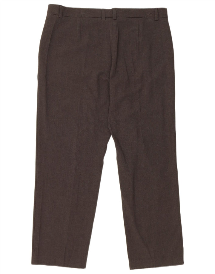 Pantaloni corti dritti da donna Marks & Spencer W34 L26 Grigi