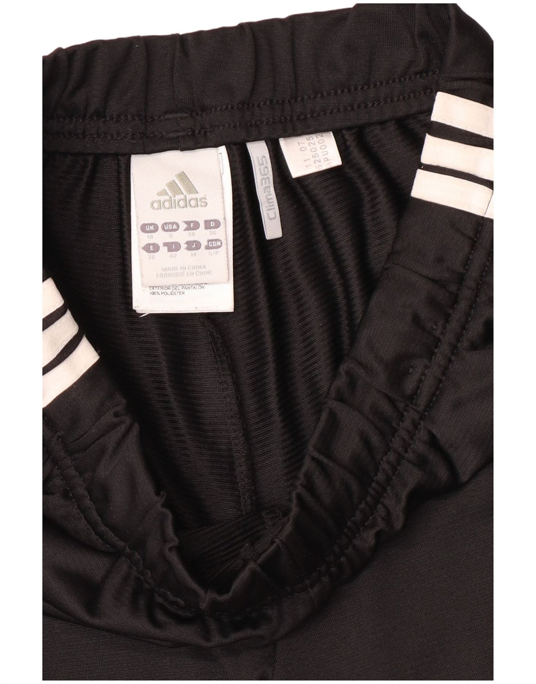 Pantaloni della tuta da donna Adidas Clima 365 UK 10 Small Poliestere nero