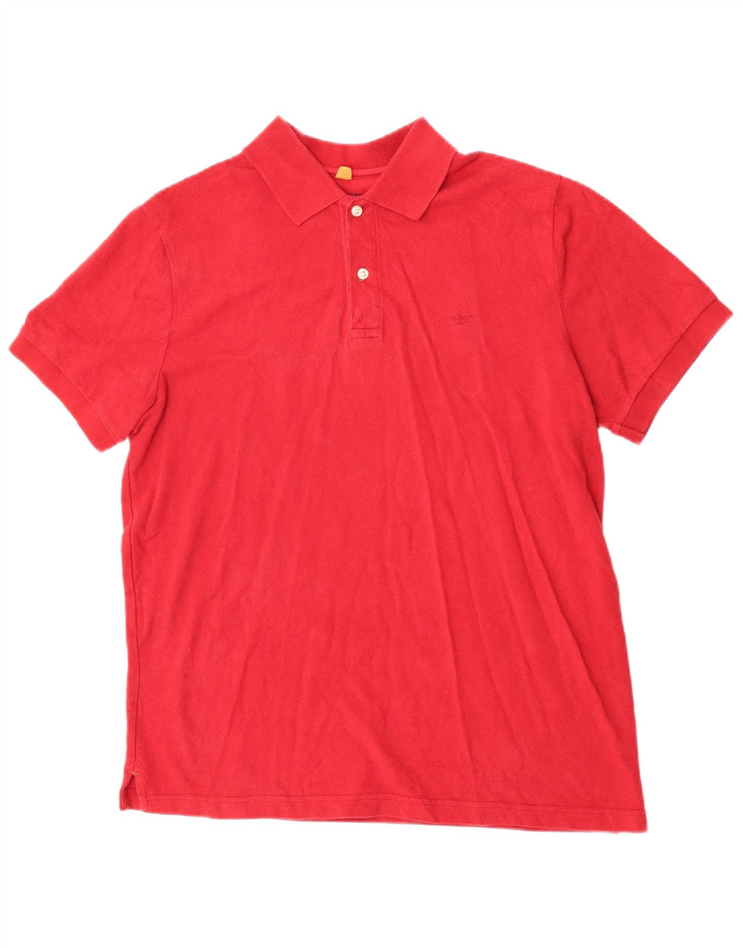Polo da uomo Dockers in cotone rosso medio
