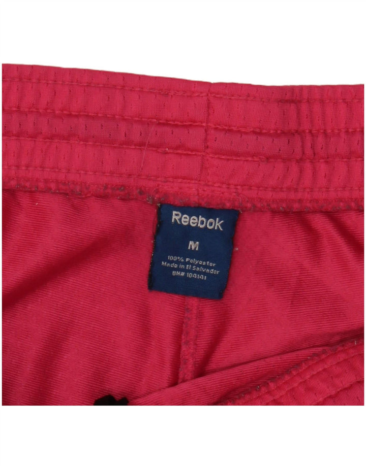 Pantaloncini sportivi REEBOK da donna UK 14 Poliestere color block rosa medio