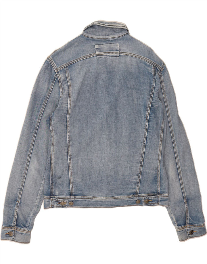 MARINA MILITARE Mens Denim Jacket UK 38 Medium Blue Vintage Marina Militare and Second-Hand Marina Militare from Messina Hembry 