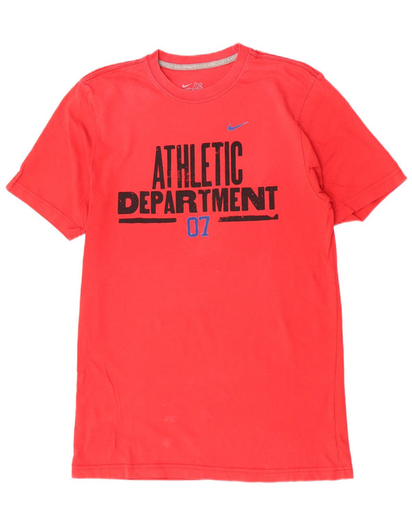 T-shirt grafica Nike da uomo con vestibilità standard, colore rosso medio