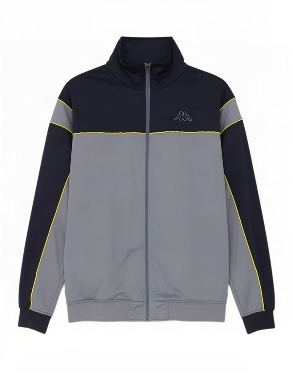 Giacca da tuta da uomo Kappa XL blu in poliestere color block