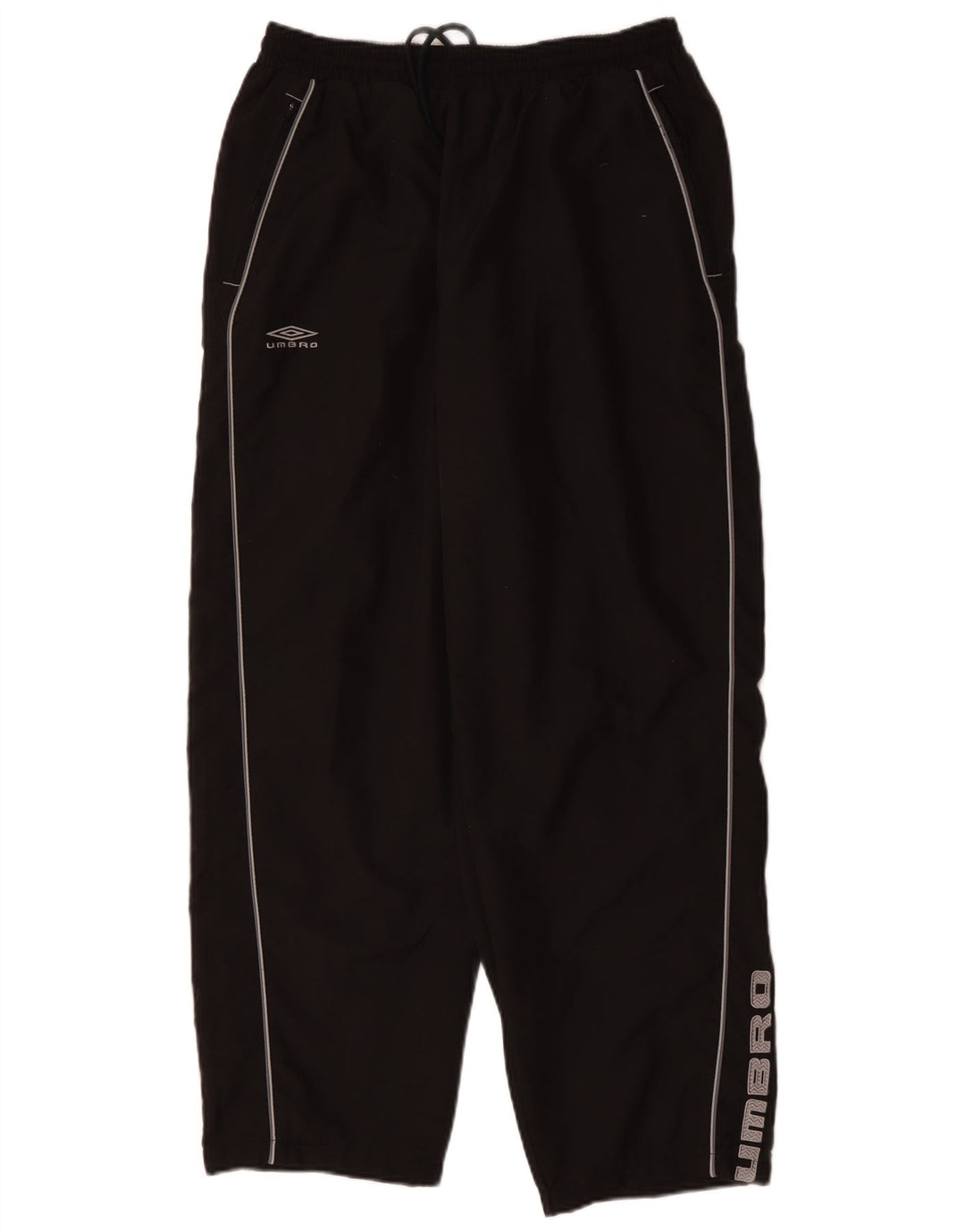 UMBRO Pantaloni da tuta con grafica da uomo Joggers Large Poliestere nero