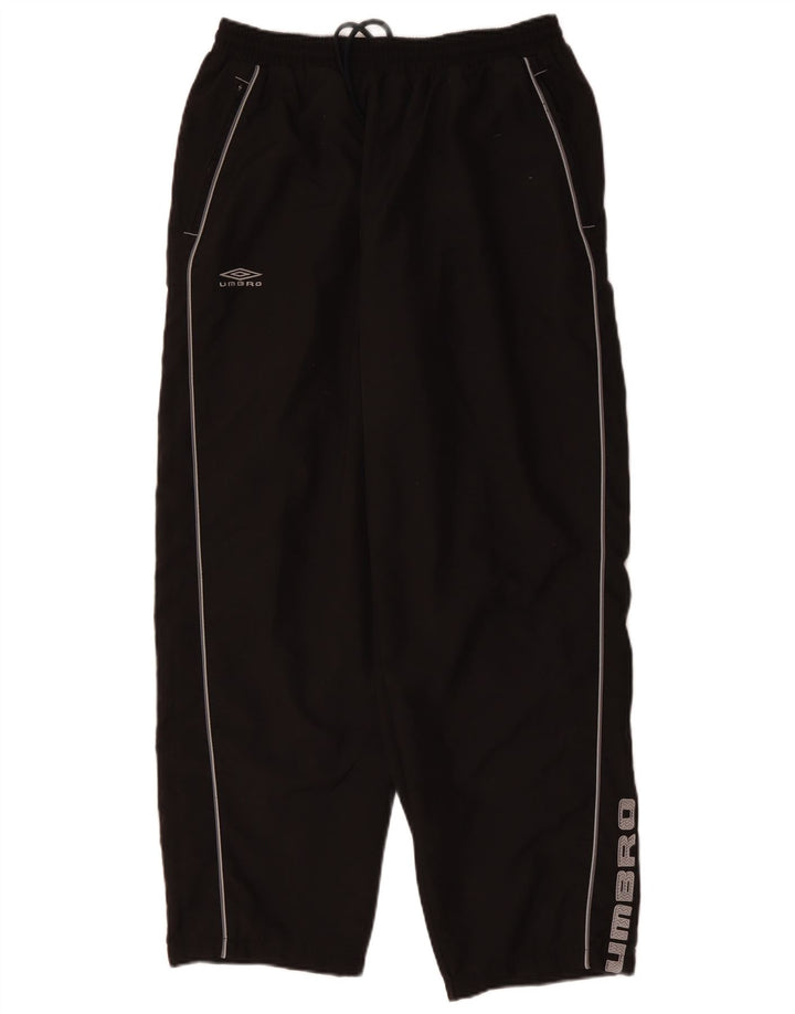UMBRO Pantaloni da tuta con grafica da uomo Joggers Large Poliestere nero