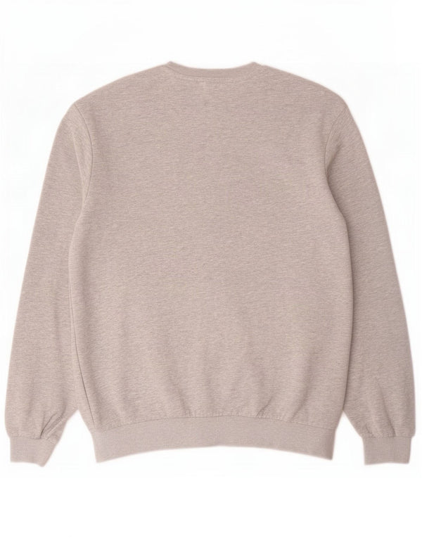 Felpa da uomo Fila Maglione piccolo cotone chiazzato grigio