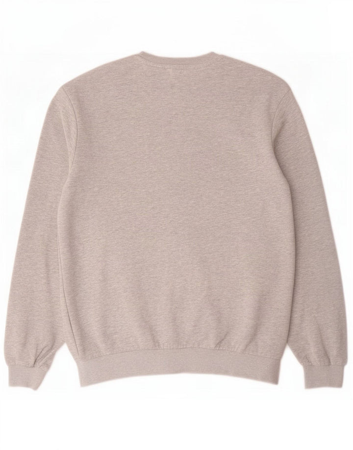 Felpa da uomo Fila Maglione piccolo cotone chiazzato grigio
