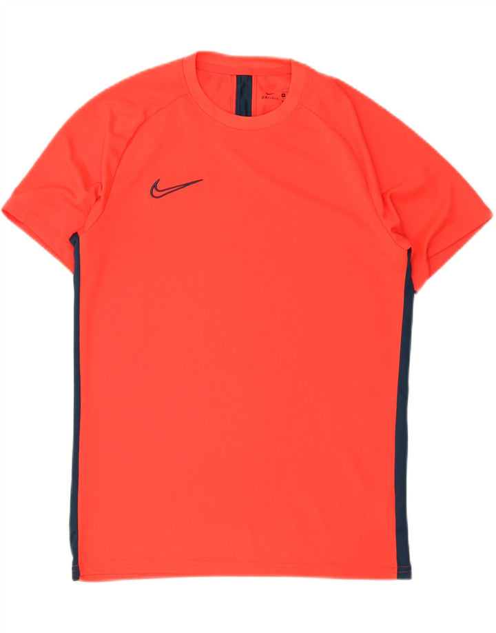 T-shirt Nike Dri Fit da uomo, colore rosso medio, color block