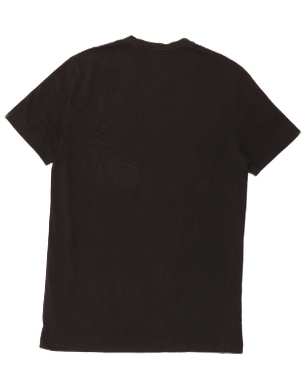T-shirt grafica da uomo Emporio Armani Top in cotone nero medio