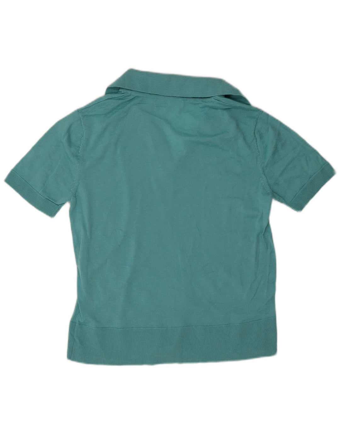 Polo da donna Marks & Spencer UK 12 Lana merino blu medio