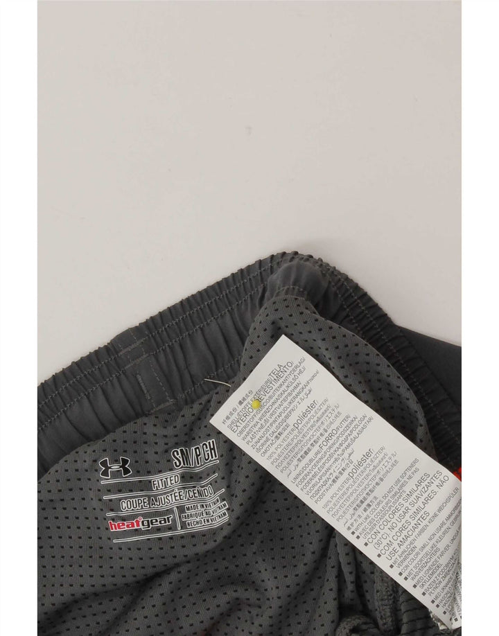 Pantaloncini sportivi Under Armour da uomo Heat Gear Small in poliestere color block grigio