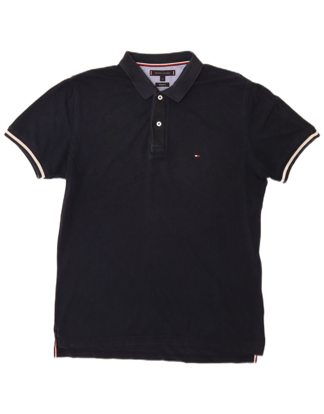 Polo da uomo vestibilità regolare Tommy Hilfiger blu navy medio