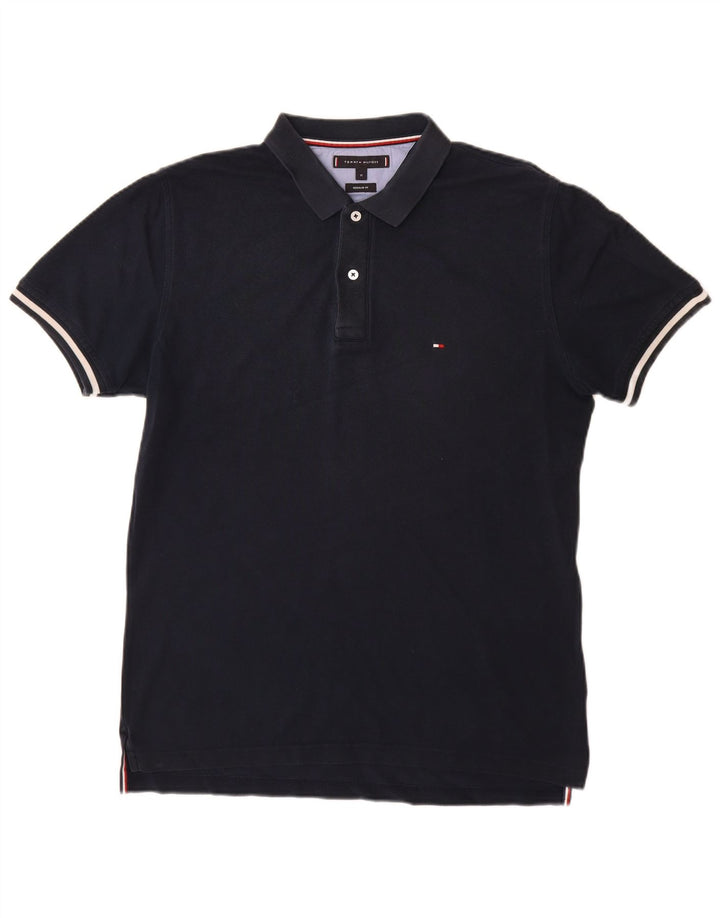 Polo da uomo vestibilità regolare Tommy Hilfiger blu navy medio