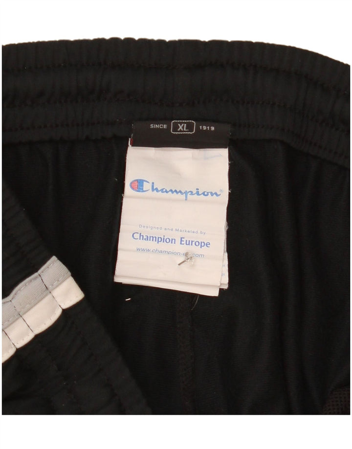 Pantaloni da tuta da uomo Champion XL Poliestere color block nero
