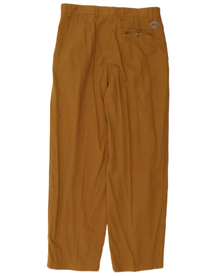 Pantaloni chino con pegging da uomo vintage W34 L32 marroni