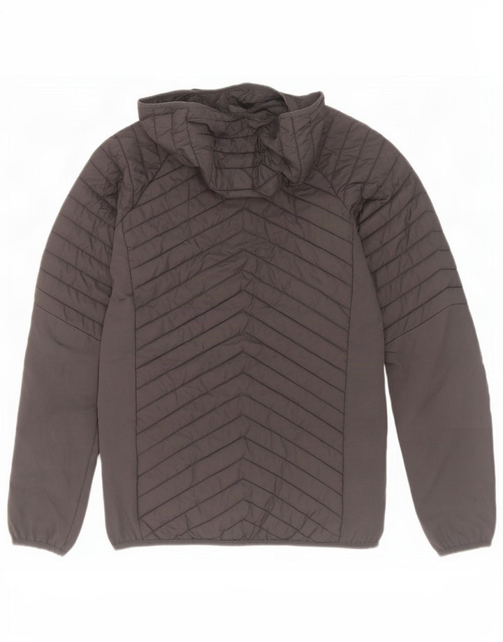 Giacca imbottita con cappuccio da uomo Mountain Warehouse UK 34 XS poliestere grigio