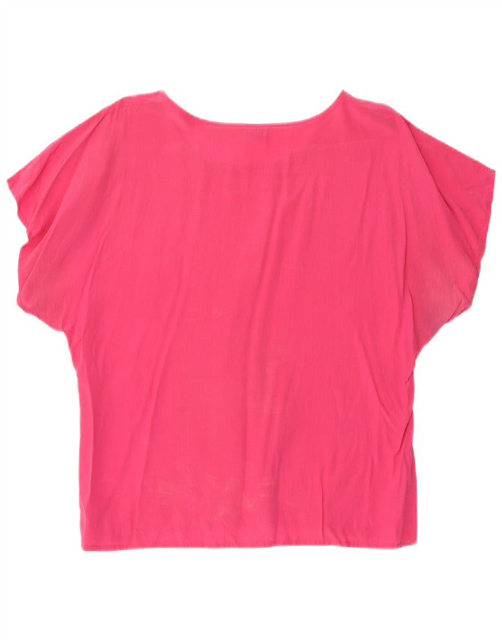 MARELLA Camicetta da donna Top UK 16 Large Rosa Seta