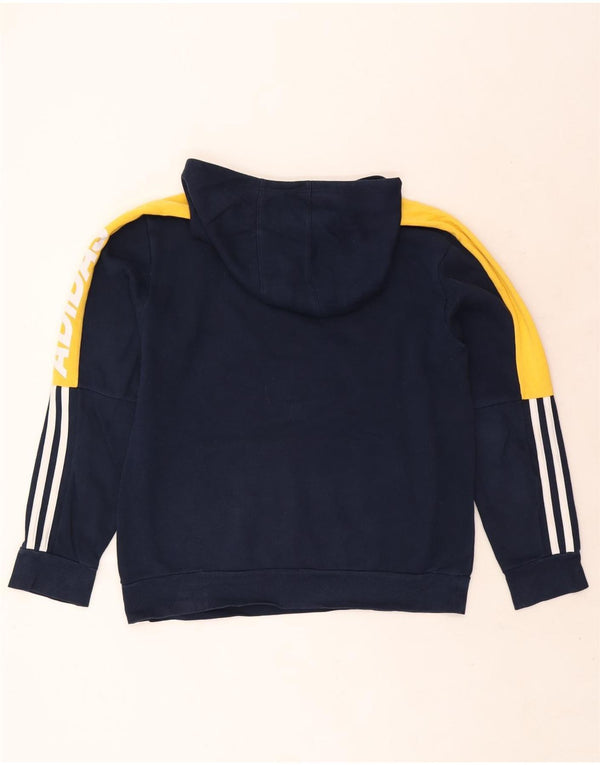 Adidas Ragazzi 13-14 anni XL Blu Navy Colourblock Cotone