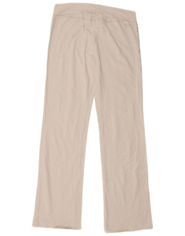 Pantaloni da tuta con grafica da donna Arena UK 10 piccoli in cotone bianco
