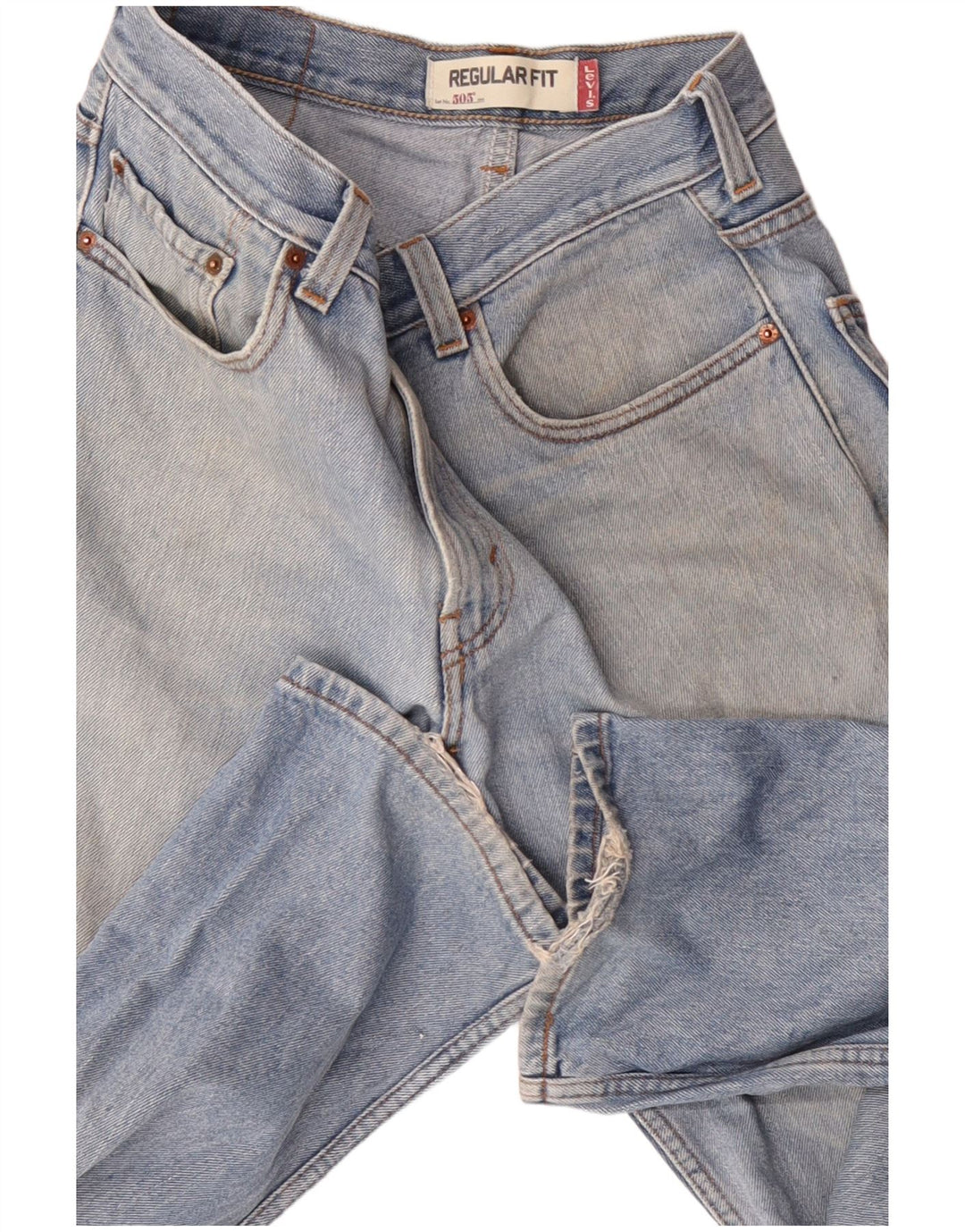 Jeans dritti da uomo Levi's 505 vestibilità regolare W32 L32 cotone blu