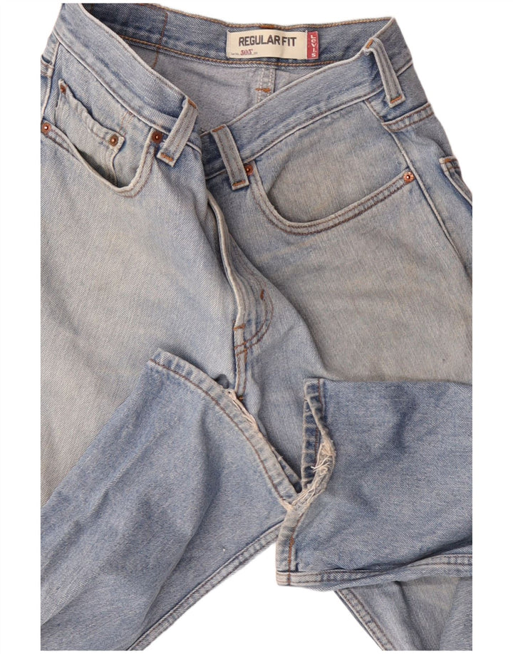 Jeans dritti da uomo Levi's 505 vestibilità regolare W32 L32 cotone blu
