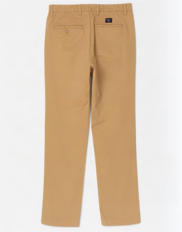 Gant Pantaloni chino vestibilità regolare New Haven da uomo W34 L30 in cotone beige