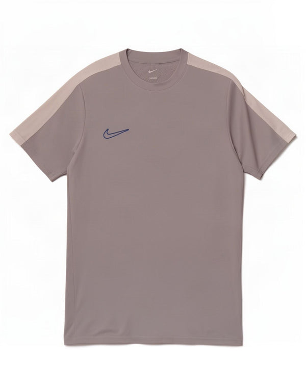 T-shirt Nike da uomo Dri Fit Slim Top Large in poliestere color block grigio