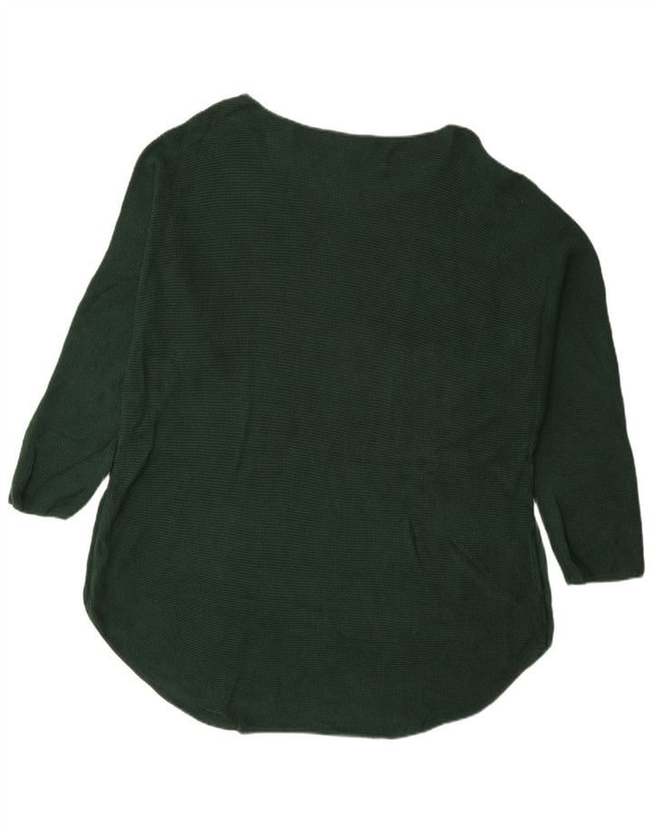 MICHAEL KORS Maglione da donna con scollo a barchetta lungo UK 20 2XL Verde