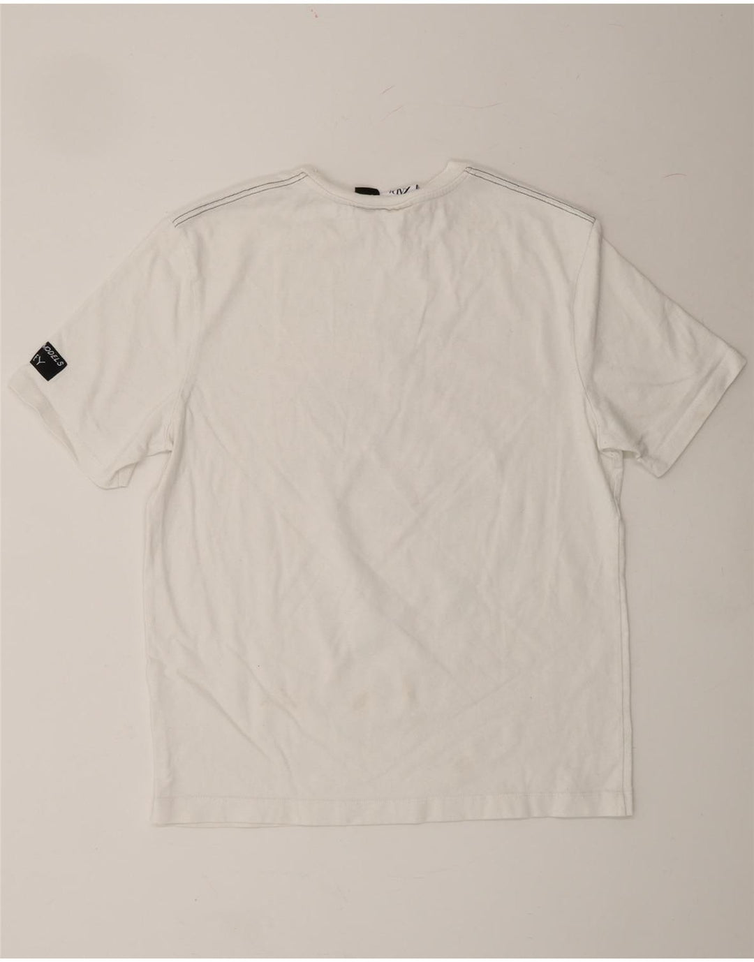 ZARA Womens Mickey Mouse Graphic T-Shirt Top UK 14 Medium White Vintage Zara and Second-Hand Zara from Messina Hembry 
