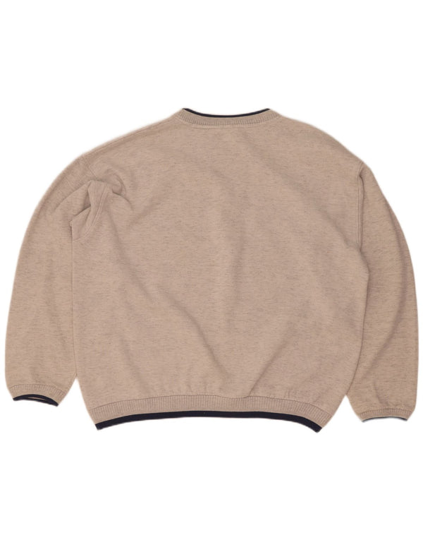 Felpa grafica da uomo Boston Felpa XL in cotone grigio