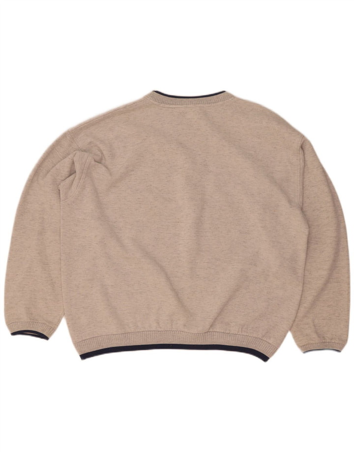 Felpa grafica da uomo Boston Felpa XL in cotone grigio