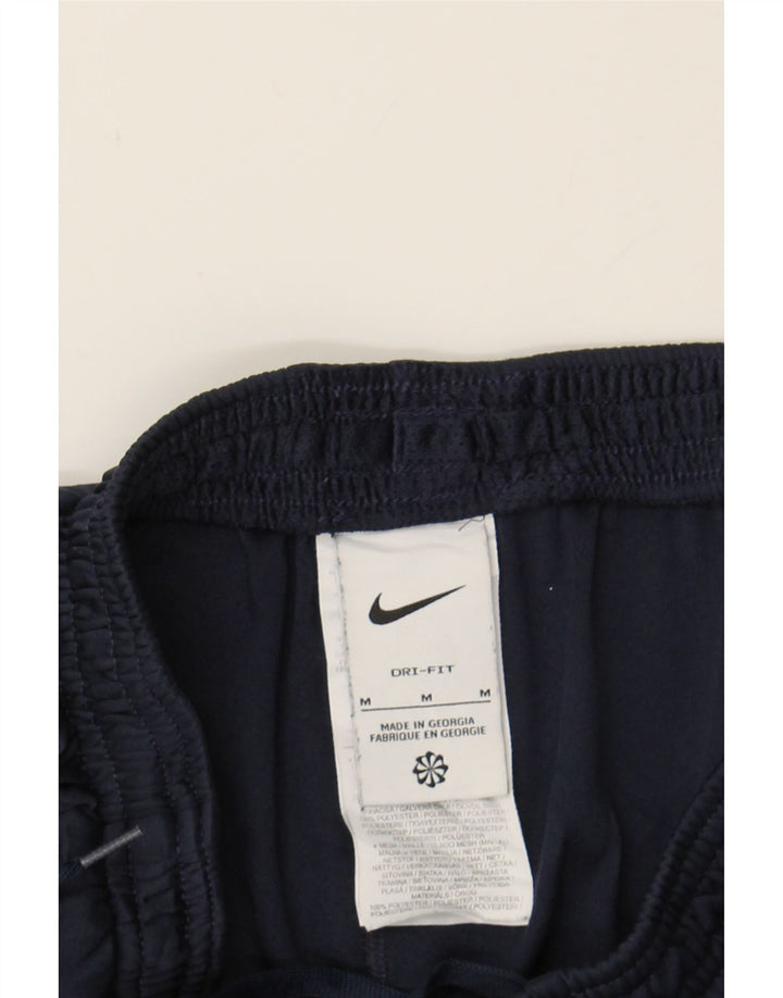 NIKE Womens Tracksuit Trousers UK 14 Medium  Navy Blue Colourblock Vintage Nike and Second-Hand Nike from Messina Hembry 