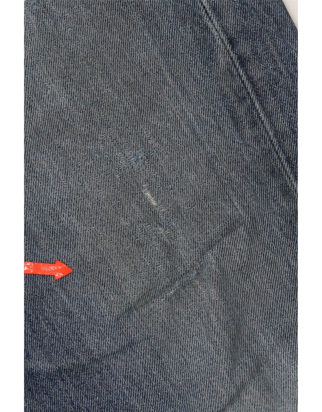 Levi's Uomo 505 Jeans dritti invecchiati W33 L30 Cotone blu