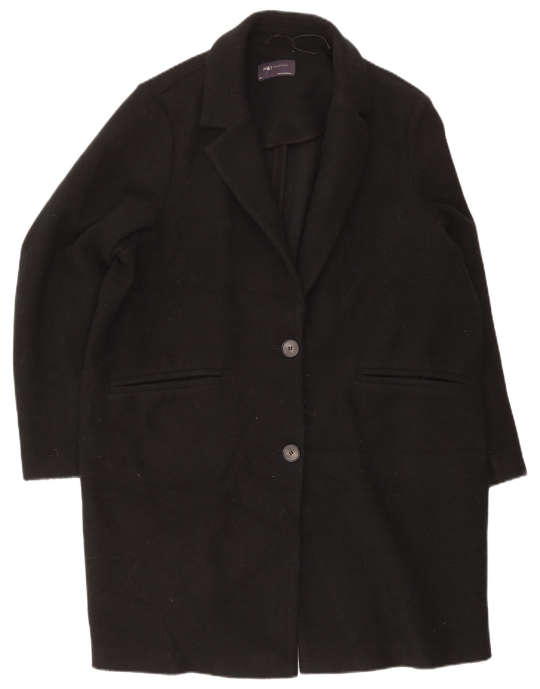 Soprabito da donna Marks & Spencer UK 20 2XL poliestere nero