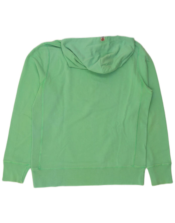 Maglione con cappuccio grafico da uomo Franklin & Marshall XL in cotone verde