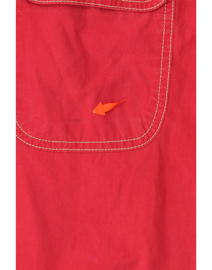 Camicia LEE da uomo grande in cotone rosso