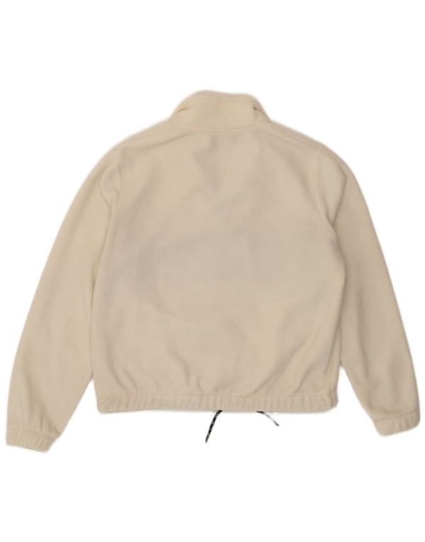 Felpa in pile oversize da donna Fila UK 6 XS White Sports
