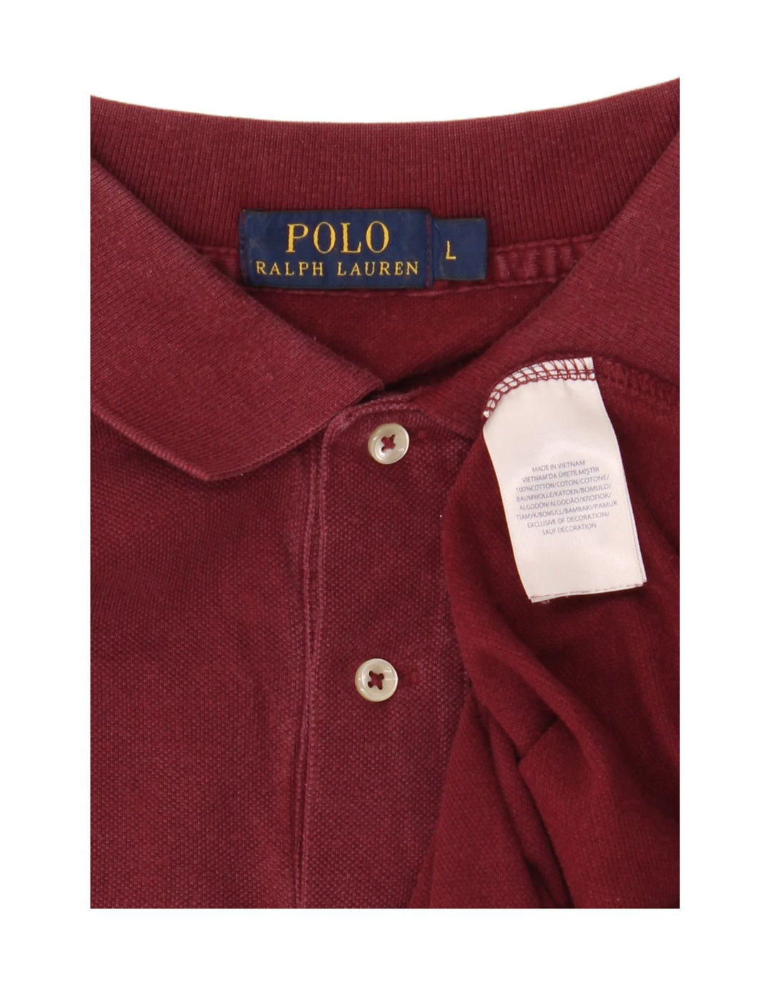 Polo Ralph Lauren Camicia da uomo grande in cotone marrone