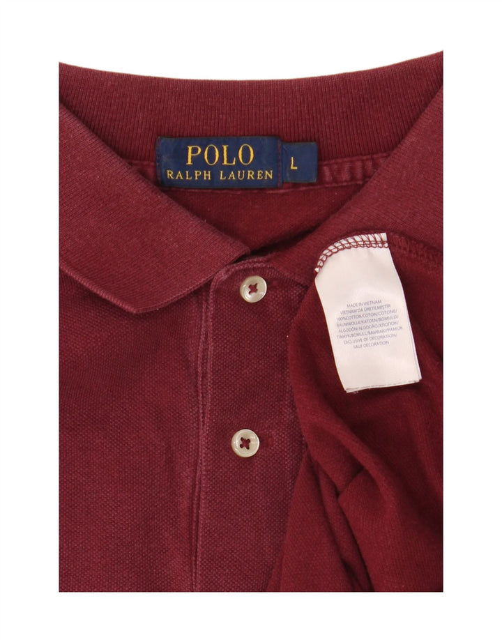 Polo Ralph Lauren Camicia da uomo grande in cotone marrone