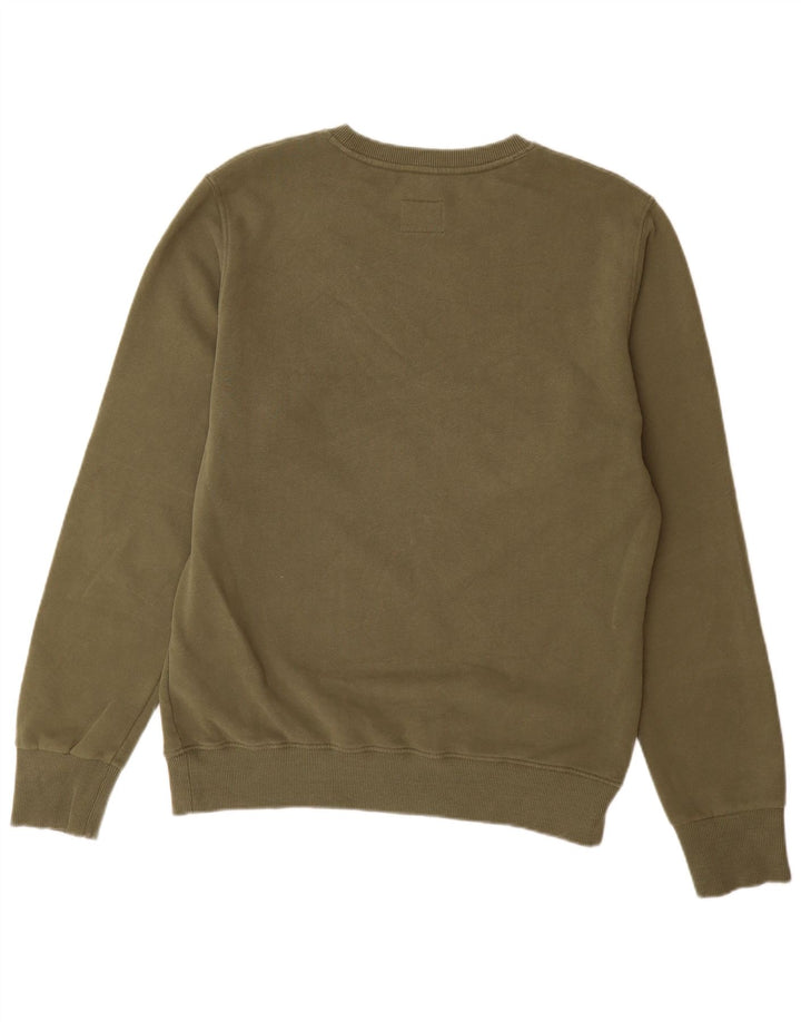 Felpa grafica da uomo Superdry Jumper XL in cotone kaki