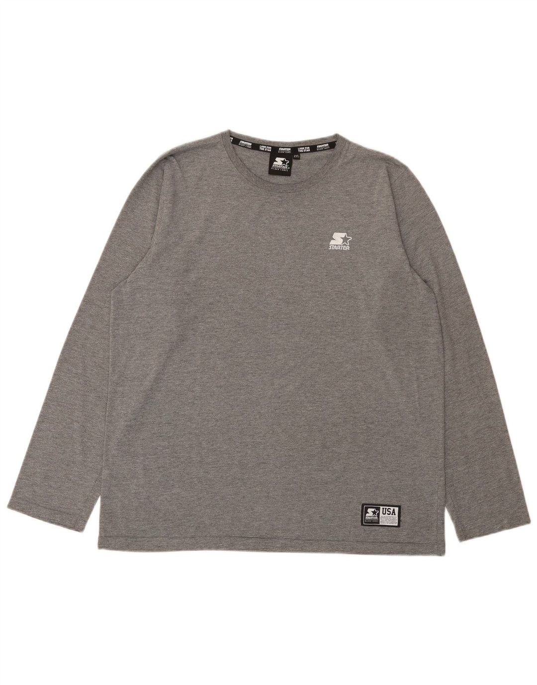 T-shirt a maniche lunghe da donna Starter UK 21 2XL Grigio