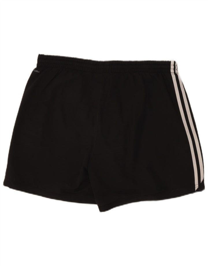 Pantaloncini sportivi Adidas Climalite da uomo grandi in poliestere nero