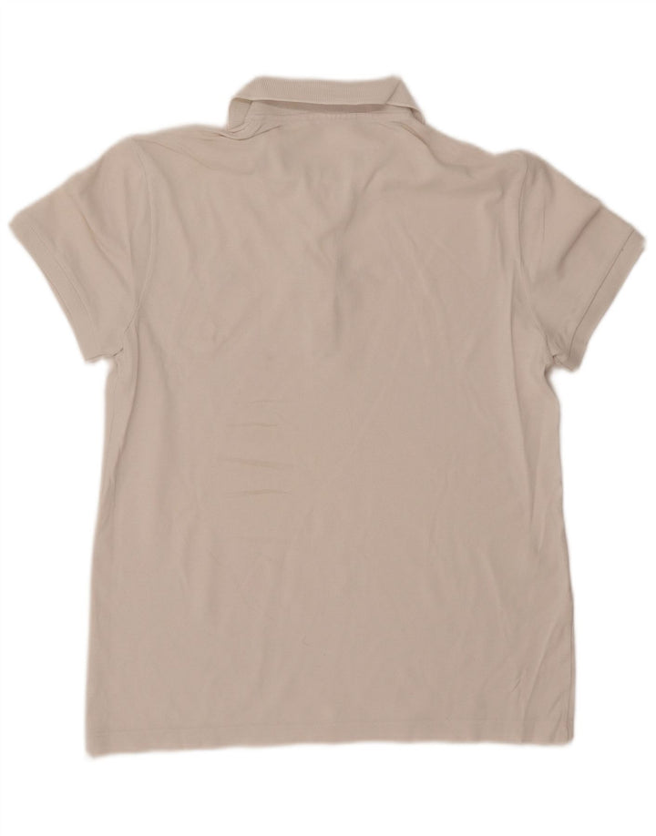 Polo da uomo Lacoste taglia 4 media in cotone bianco