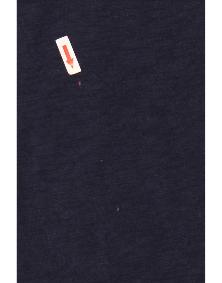 Gap T-shirt da donna Top UK 12 medio blu navy cotone