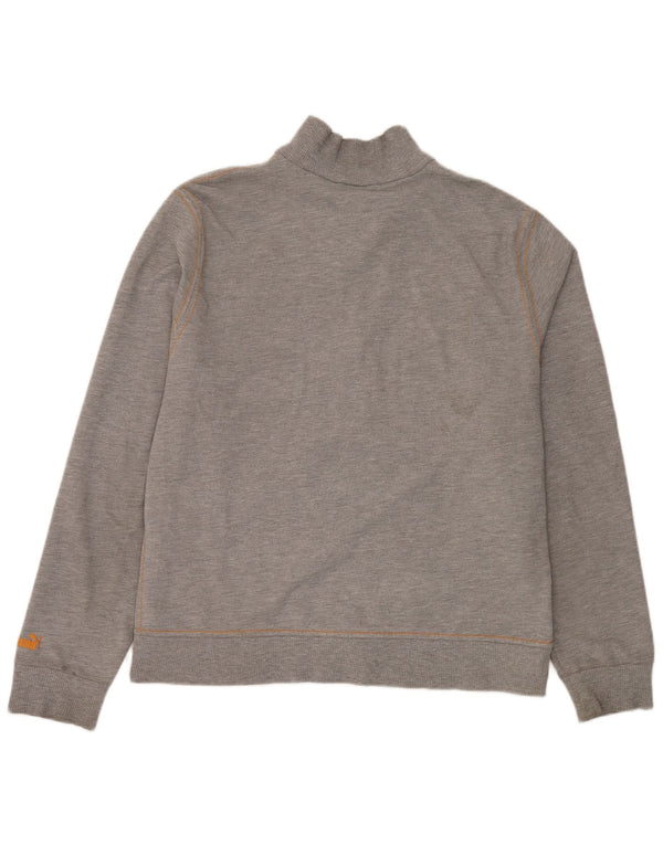 Giacca da tuta da uomo Puma Large in poliestere grigio