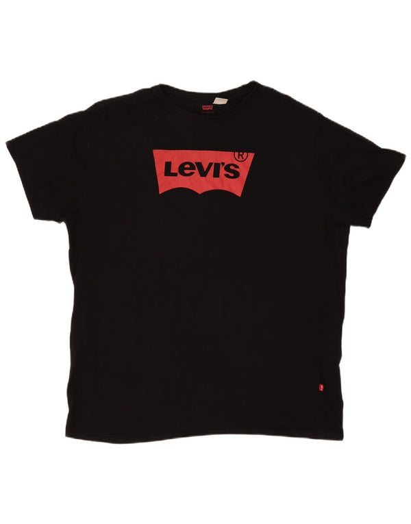 T-shirt grafica da uomo Levi's Top XL in cotone nero