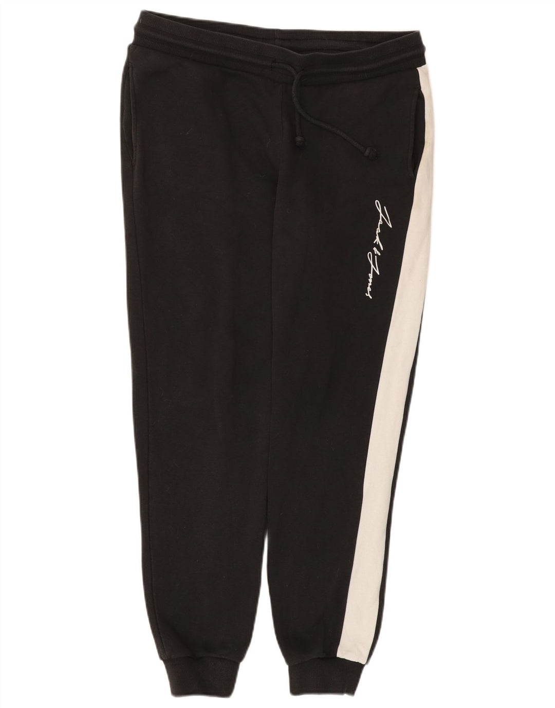 Jack & Jones Pantaloni da tuta da uomo Joggers Large Nero Colourblock