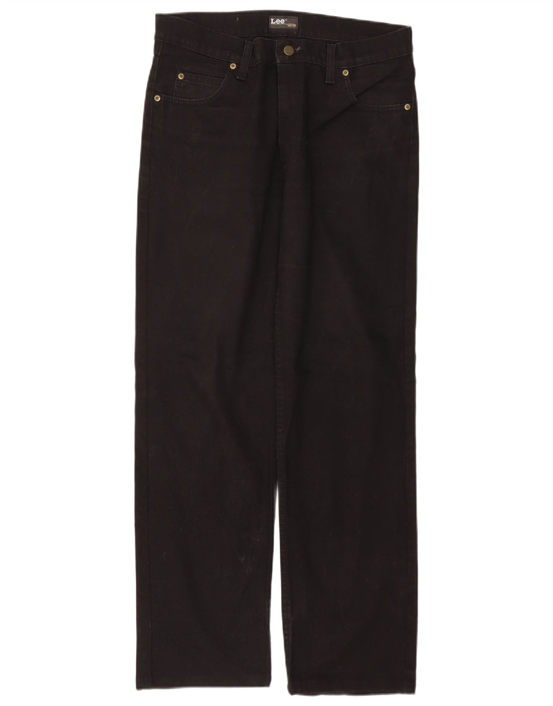 Jeans dritti da uomo Lee Brooklyn W34 L30 cotone nero