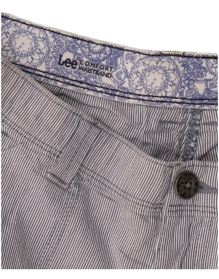 Pantaloncini cargo da uomo LEE W32 blu medio gessato